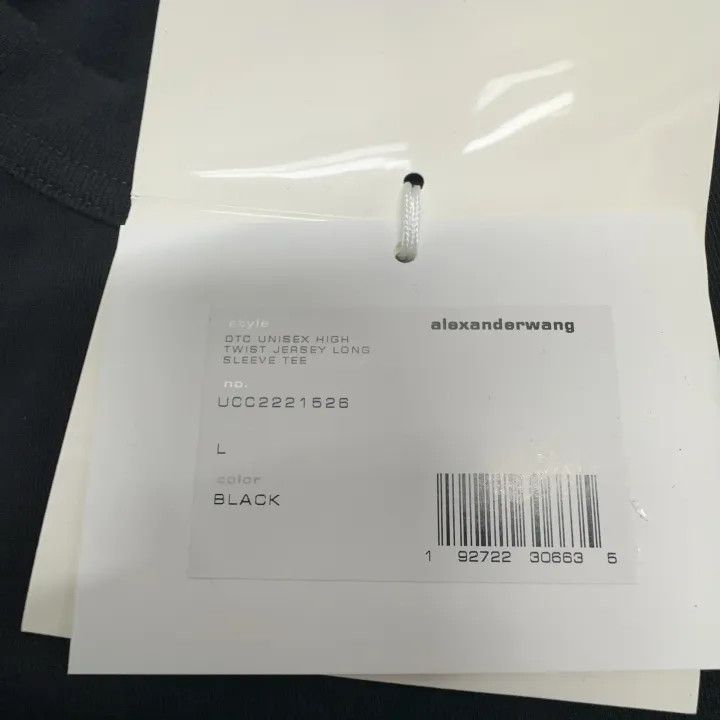 Alexander Wang Alexander Wang SS21 Unisex Long Sleeve T-Shirt 0079 Size L / US 10 / IT 46 - 6 Thumbnail