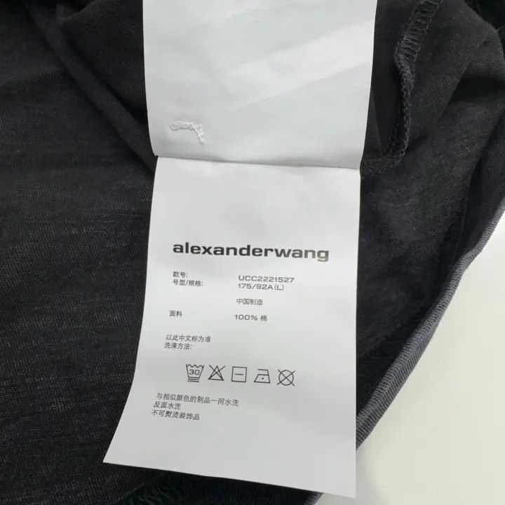 Alexander Wang Alexander Wang SS22 Black Acid Wash T-Shirt 0079 Size L / US 10 / IT 46 - 4 Thumbnail
