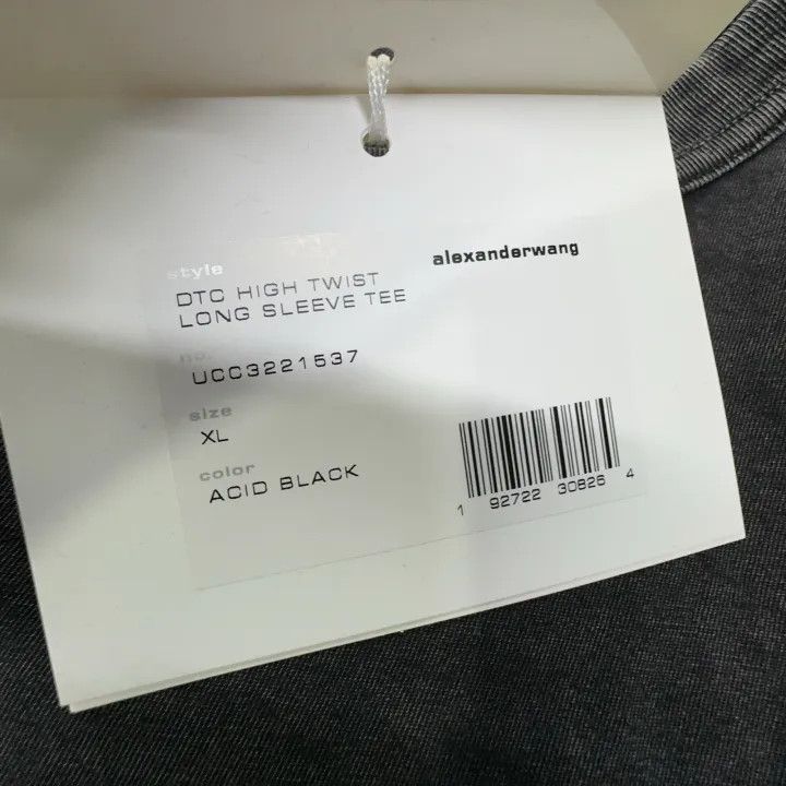 Alexander Wang Alexander Wang Logo Printed Long Sleeve Sweatshirt 0079 Size XL / US 12-14 / IT 48-50 - 7 Thumbnail