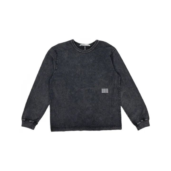 Alexander Wang Alexander Wang Logo Printed Long Sleeve Sweatshirt 0079 Size XL / US 12-14 / IT 48-50 - 2 Thumbnail