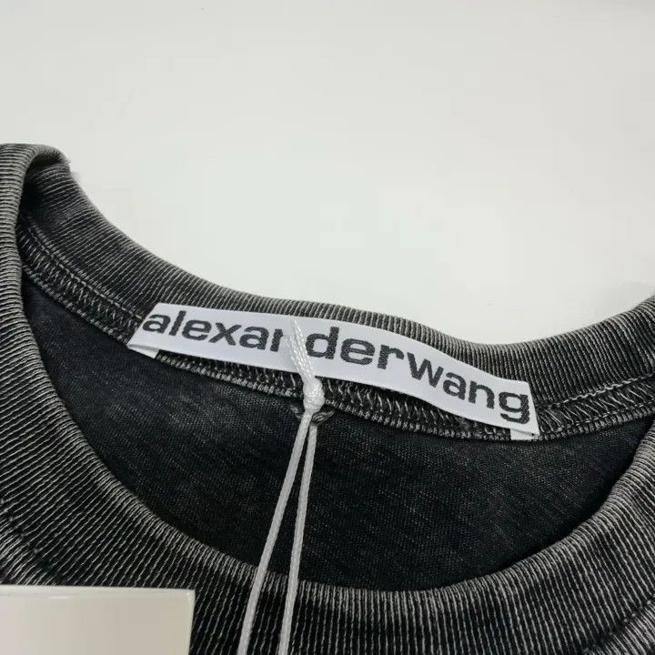Alexander Wang Alexander Wang SS22 Cotton Logo Print T-Shirt 0079 Size M / US 6-8 / IT 42-44 - 6 Thumbnail
