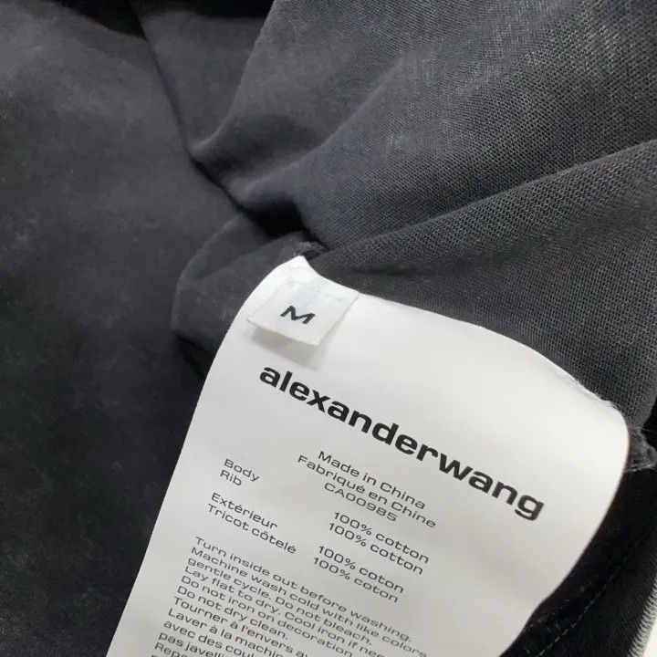 Alexander Wang Alexander Wang SS22 Cotton Logo Print T-Shirt 0079 Size M / US 6-8 / IT 42-44 - 4 Thumbnail