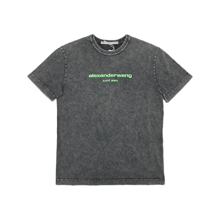 Alexander Wang Alexander Wang SS22 Cotton Logo Print T-Shirt 0079 Size M / US 6-8 / IT 42-44 - 2 Thumbnail