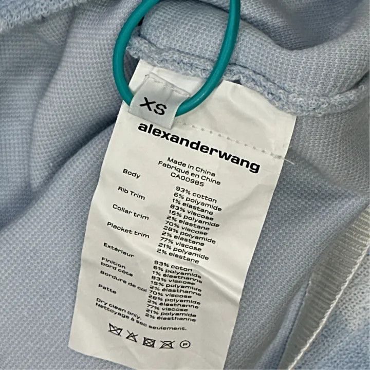 Alexander Wang Alexander Wang SS21 Checkered V-Neck Polo Dress 0079 Size XS / US 0-2 / IT 36-38 - 3 Thumbnail