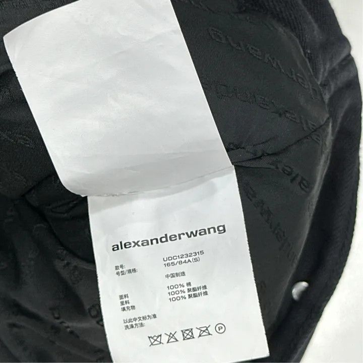 Alexander Wang Alexander Wang Unisex Black Denim Motorcycle Jacket 0079 Size S / US 4 / IT 40 - 3 Thumbnail