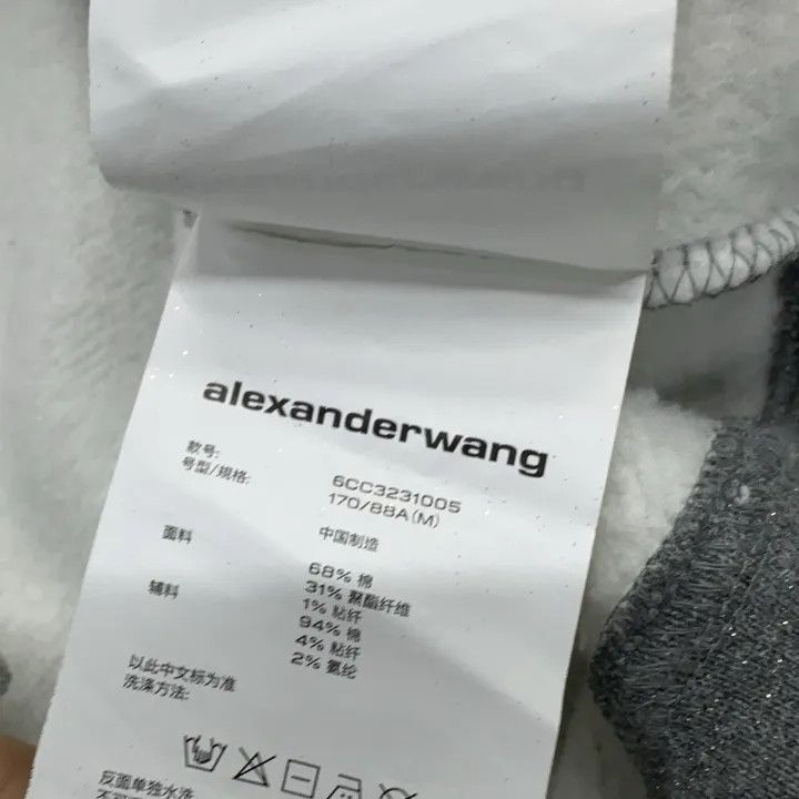 Alexander Wang Alexander Wang Gray Loose Long Sleeve Sweatshirt 0079 Size M / US 6-8 / IT 42-44 - 6 Thumbnail