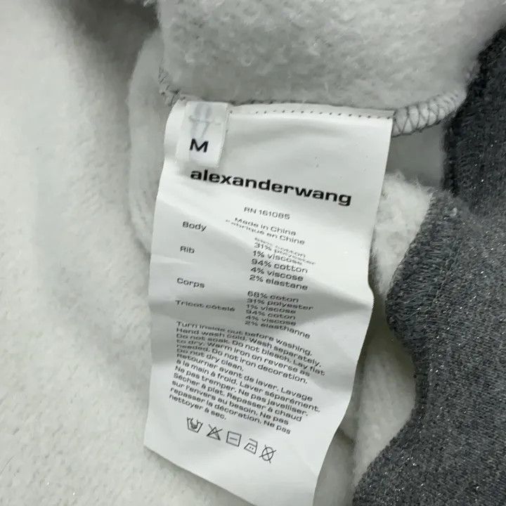 Alexander Wang Alexander Wang Gray Loose Long Sleeve Sweatshirt 0079 Size M / US 6-8 / IT 42-44 - 5 Thumbnail