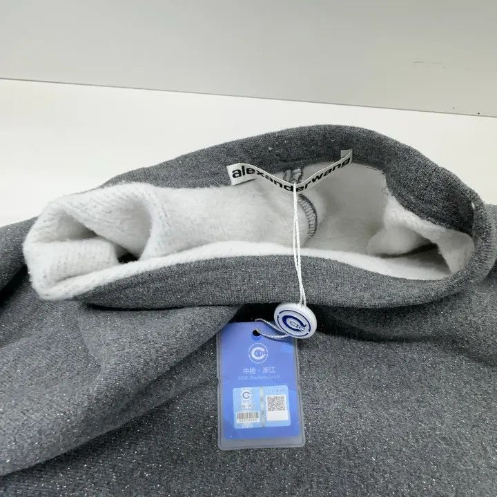 Alexander Wang Alexander Wang Gray Loose Long Sleeve Sweatshirt 0079 Size M / US 6-8 / IT 42-44 - 7 Thumbnail