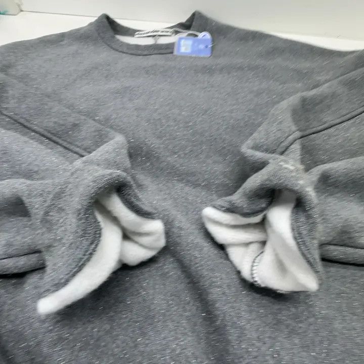 Alexander Wang Alexander Wang Gray Loose Long Sleeve Sweatshirt 0079 Size M / US 6-8 / IT 42-44 - 8 Thumbnail