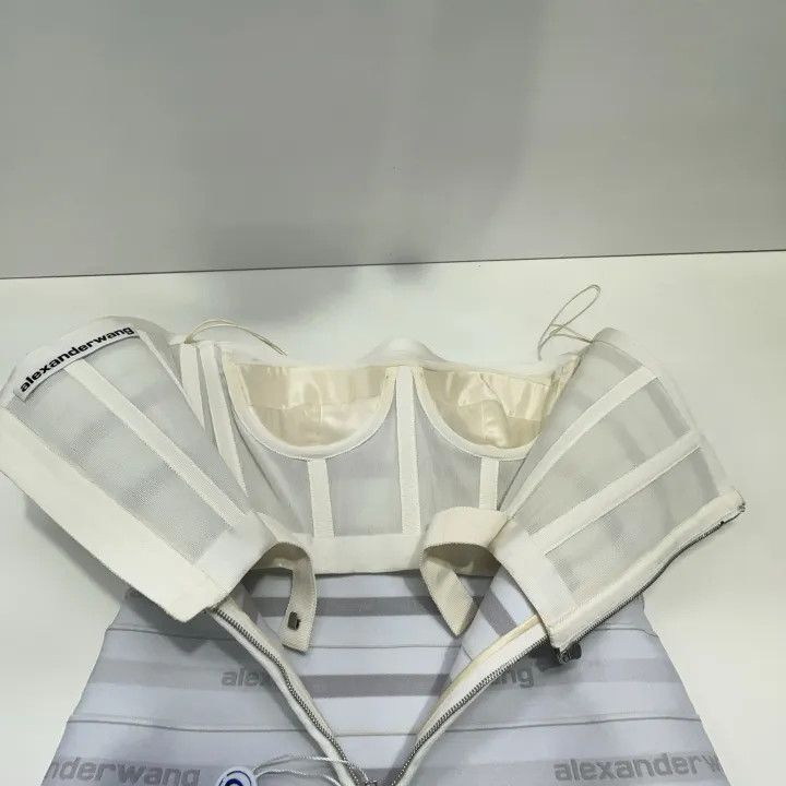 Alexander Wang Alexander Wang Striped Bodycon Cami Dress 0079 Size XS / US 0-2 / IT 36-38 - 10 Thumbnail