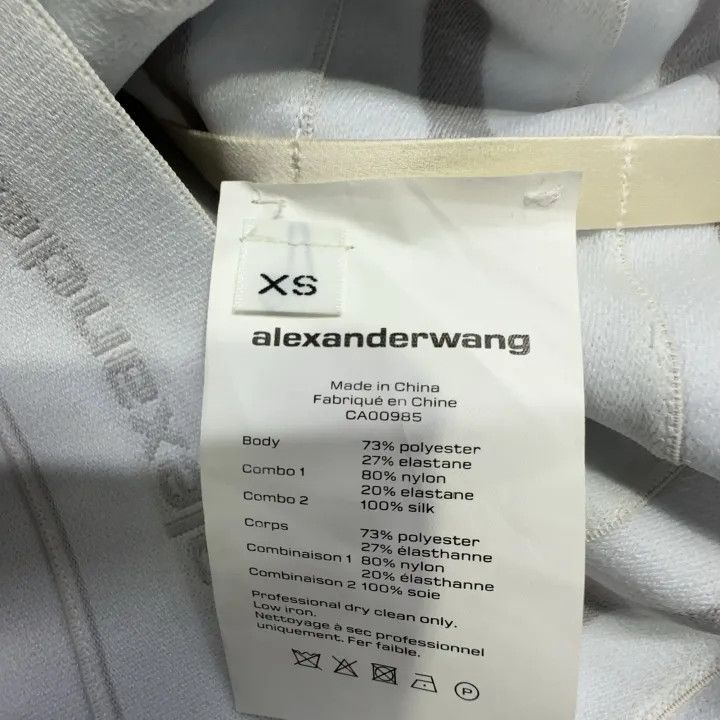 Alexander Wang Alexander Wang Striped Bodycon Cami Dress 0079 Size XS / US 0-2 / IT 36-38 - 4 Thumbnail
