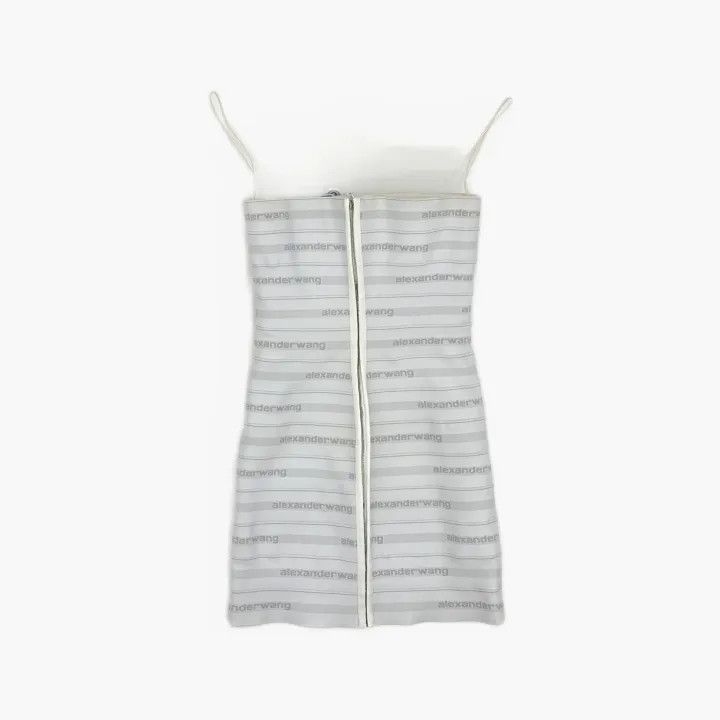Alexander Wang Alexander Wang Striped Bodycon Cami Dress 0079 Size XS / US 0-2 / IT 36-38 - 3 Thumbnail