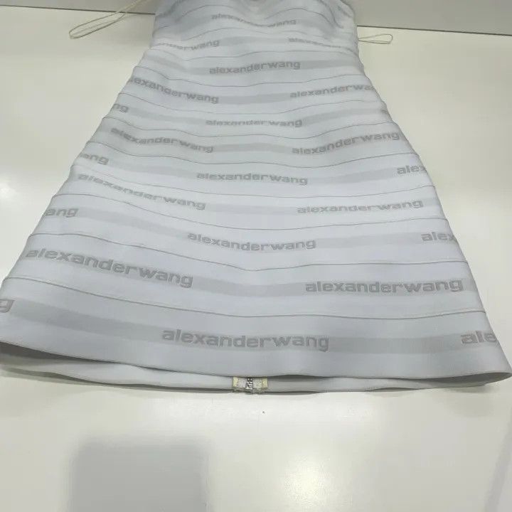 Alexander Wang Alexander Wang Striped Bodycon Cami Dress 0079 Size XS / US 0-2 / IT 36-38 - 8 Thumbnail