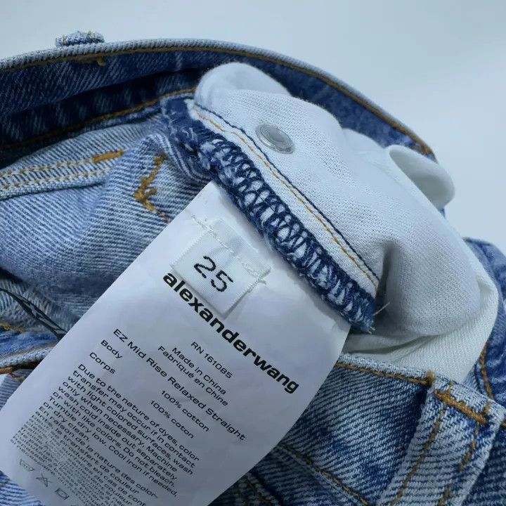 Alexander Wang Alexander Wang Casual Stylish Denim Pants 0079 Size 25" / US 0 / IT 36 - 4 Thumbnail