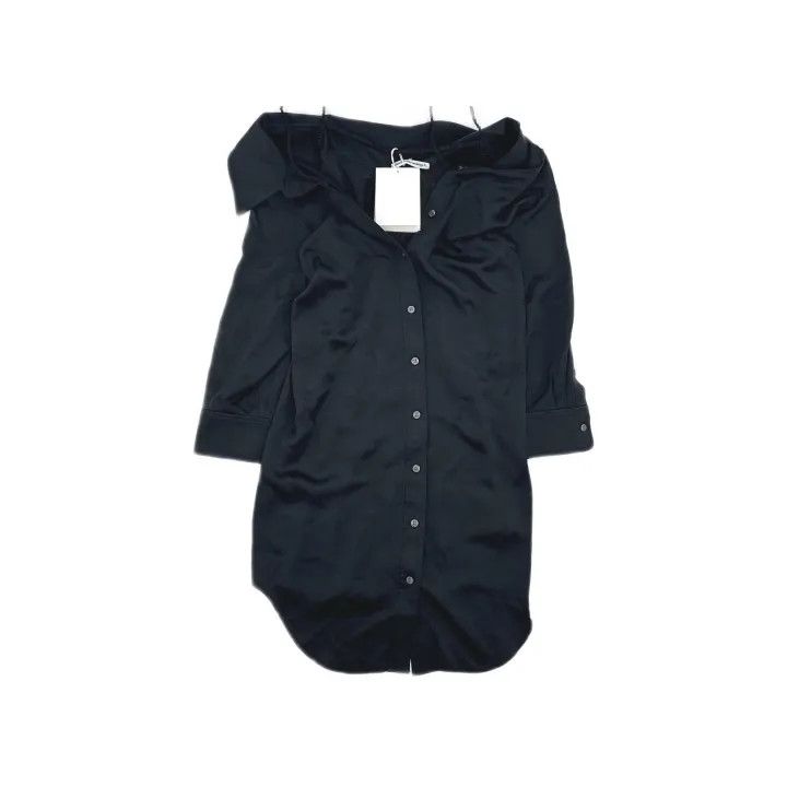 Alexander Wang Alexander Wang SS22 Off-Shoulder Black Dress 0079 Size S / US 4 / IT 40 - 2 Thumbnail