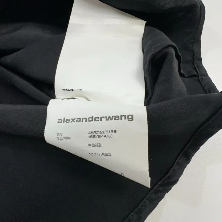 Alexander Wang Alexander Wang SS22 Off-Shoulder Black Dress 0079 Size S / US 4 / IT 40 - 4 Thumbnail