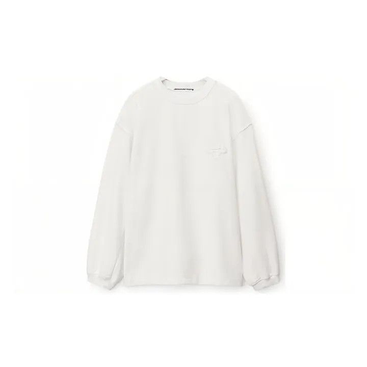Alexander Wang Alexander Wang SS23 White Sweatshirt for Men 0079 Size XL / US 12-14 / IT 48-50 - 2 Thumbnail