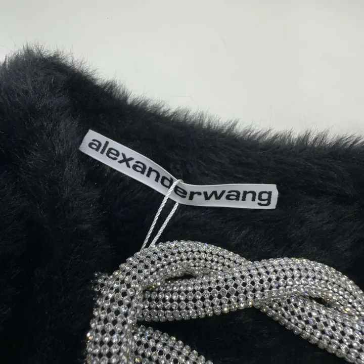 Alexander Wang Alexander Wang Stylish Crystal Decorated Short Sleeve Tee 0079 Size XS / US 0-2 / IT 36-38 - 5 Thumbnail