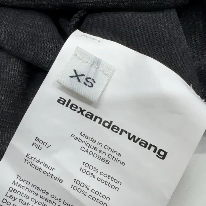 Alexander Wang Alexander Wang Logo Printed Acid Wash T-Shirt 0079 Size XS / US 0-2 / IT 36-38 - 5 Thumbnail