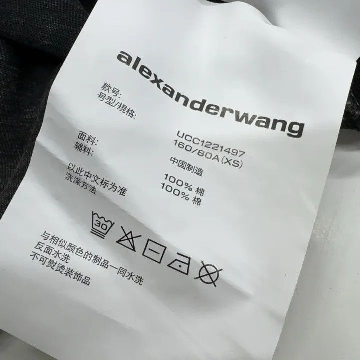 Alexander Wang Alexander Wang Logo Printed Acid Wash T-Shirt 0079 Size XS / US 0-2 / IT 36-38 - 4 Thumbnail
