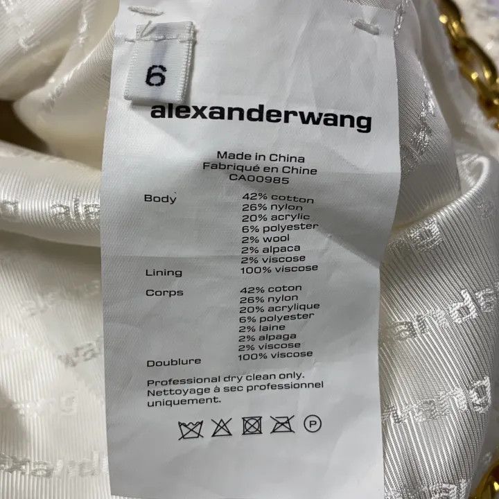 Alexander Wang Alexander Wang Logo Button-Up Coat 0079 Size S / US 4 / IT 40 - 6 Thumbnail