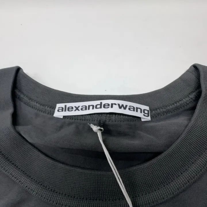 Alexander Wang Alexander Wang SS24 Logo Oversized T-Shirt 0079 Size XL / US 12-14 / IT 48-50 - 5 Thumbnail