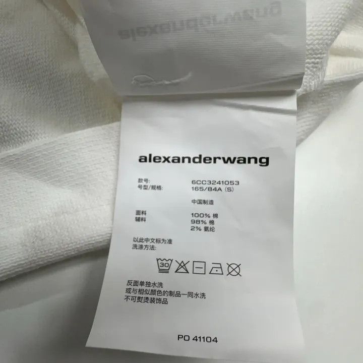 Alexander Wang Alexander Wang Casual Loose Short Sleeve T-Shirt 0079 Size S / US 4 / IT 40 - 4 Thumbnail