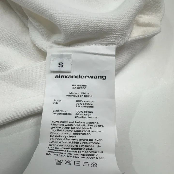 Alexander Wang Alexander Wang Casual Loose Short Sleeve T-Shirt 0079 Size S / US 4 / IT 40 - 5 Thumbnail