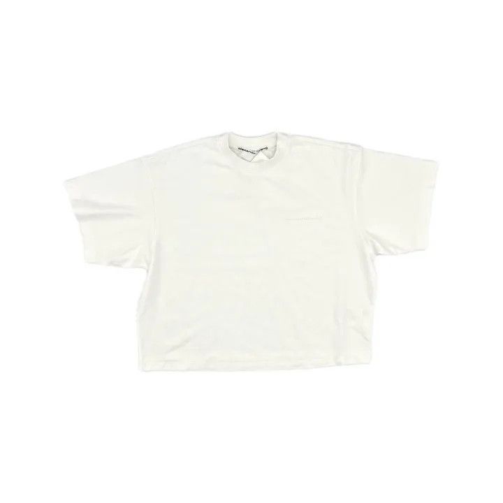Alexander Wang Alexander Wang FW24 Oversized Casual White T-Shirt 0079 Size L / US 10 / IT 46 - 2 Thumbnail