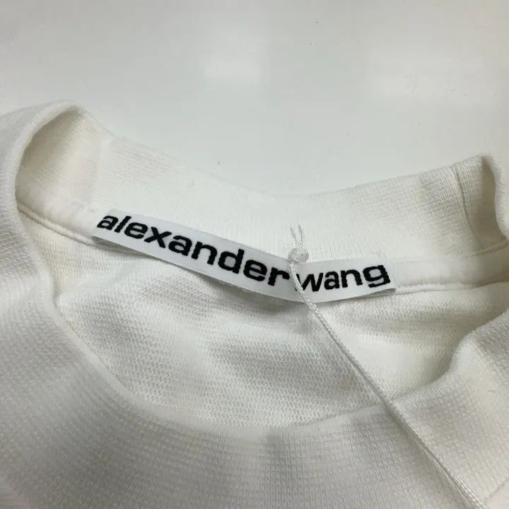 Alexander Wang Alexander Wang FW24 Oversized Casual White T-Shirt 0079 Size L / US 10 / IT 46 - 7 Thumbnail