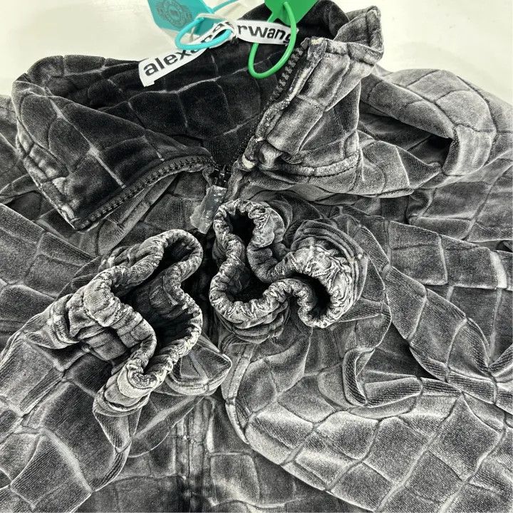 Alexander Wang Alexander Wang Crocodile Pattern Zip Jacket 0079 Size M / US 6-8 / IT 42-44 - 5 Thumbnail