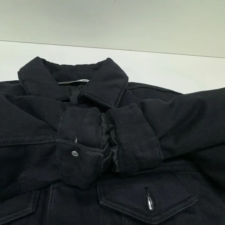 Alexander Wang Alexander Wang Unisex Black Denim Motorcycle Jacket 0079 Size XS / US 0-2 / IT 36-38 - 8 Thumbnail