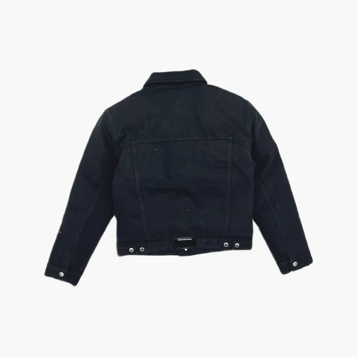 Alexander Wang Alexander Wang Unisex Black Denim Motorcycle Jacket 0079 Size XS / US 0-2 / IT 36-38 - 3 Thumbnail