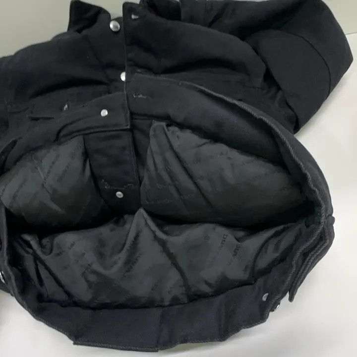 Alexander Wang Alexander Wang Unisex Black Denim Motorcycle Jacket 0079 Size XS / US 0-2 / IT 36-38 - 11 Thumbnail