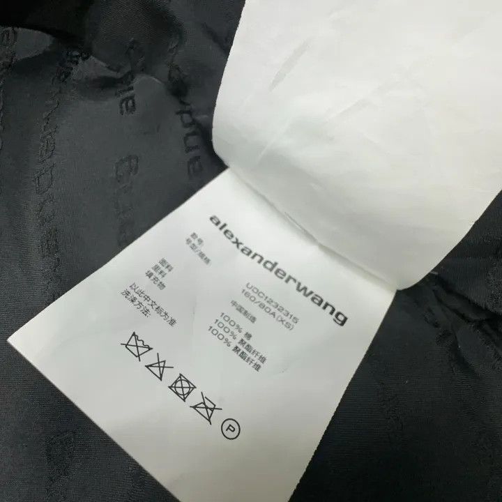 Alexander Wang Alexander Wang Unisex Black Denim Motorcycle Jacket 0079 Size XS / US 0-2 / IT 36-38 - 6 Thumbnail