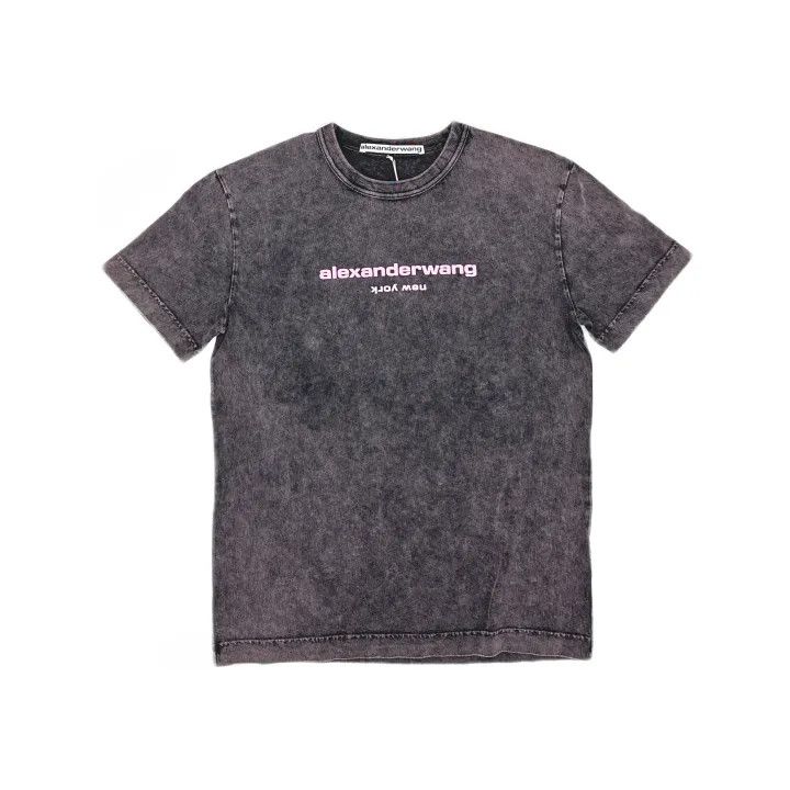 Alexander Wang Alexander Wang Classic Logo Vintage Wash T-Shirt 0079 Size XS / US 0-2 / IT 36-38 - 2 Thumbnail