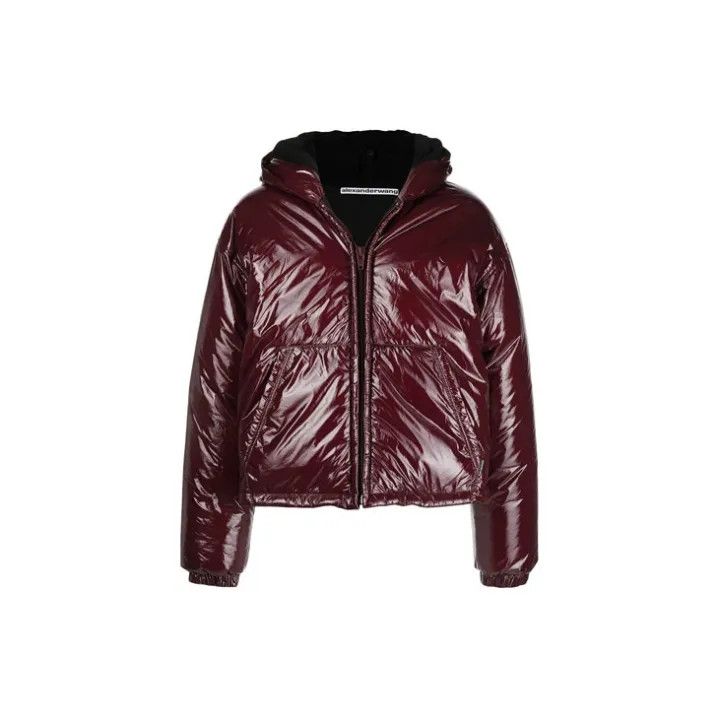 Alexander Wang Alexander Wang FW21 Glossy Hooded Cotton Jacket 0079 Size XS / US 0-2 / IT 36-38 - 2 Thumbnail
