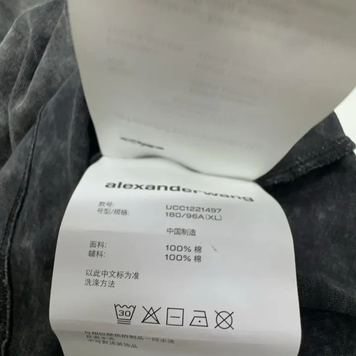 Alexander Wang Alexander Wang Acid Wash Logo T-Shirt 0079 Size XL / US 12-14 / IT 48-50 - 5 Thumbnail