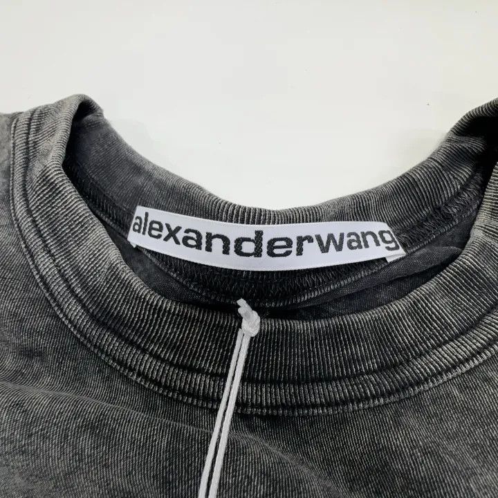 Alexander Wang Alexander Wang Acid Wash Logo T-Shirt 0079 Size XL / US 12-14 / IT 48-50 - 7 Thumbnail