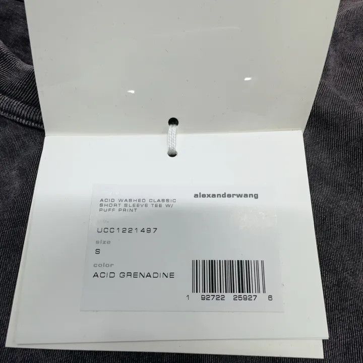 Alexander Wang Alexander Wang SS22 Acid-Washed Logo T-Shirt 0079 Size S / US 4 / IT 40 - 6 Thumbnail