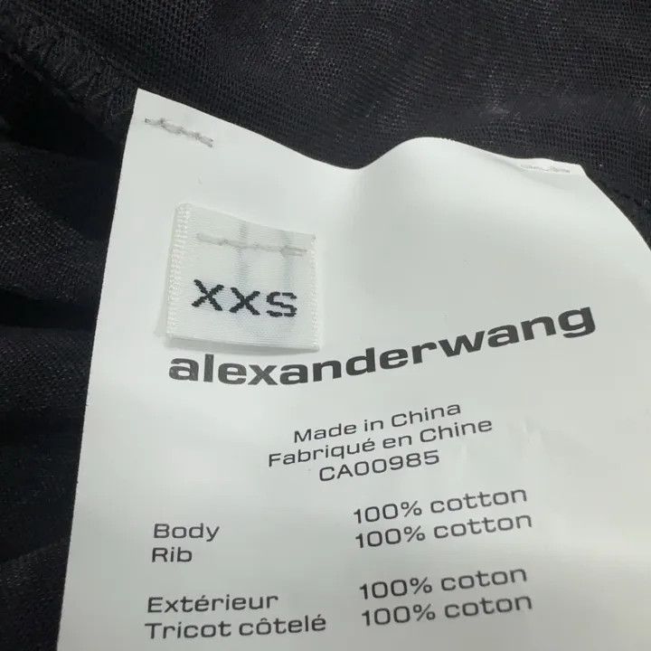 Alexander Wang Alexander Wang SS22 Acid Wash Logo T-Shirt 0079 Size XXS / US 00 / IT 34 - 4 Thumbnail