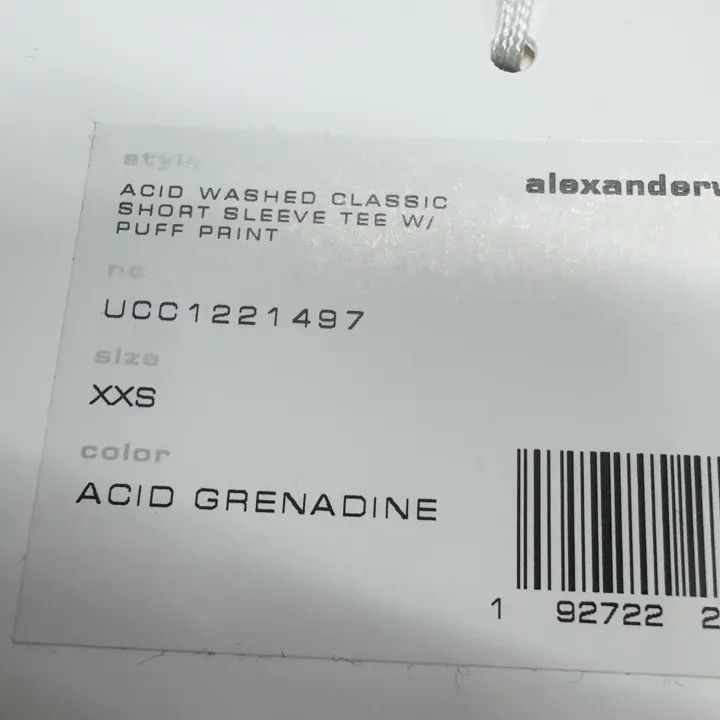 Alexander Wang Alexander Wang SS22 Acid Wash Logo T-Shirt 0079 Size XXS / US 00 / IT 34 - 6 Thumbnail