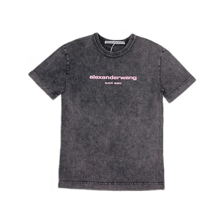 Alexander Wang Alexander Wang SS22 Acid Wash Logo T-Shirt 0079 Size XXS / US 00 / IT 34 - 2 Thumbnail