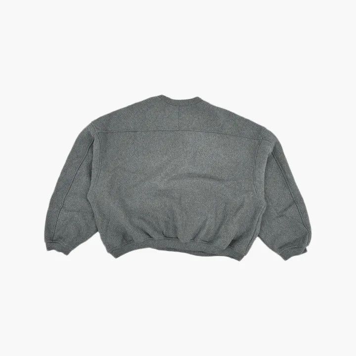 Alexander Wang Alexander Wang Grey Oversized Long Sleeve Sweatshirt 0079 Size L / US 10 / IT 46 - 3 Thumbnail