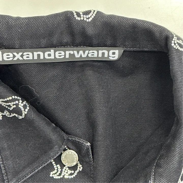 Alexander Wang Alexander Wang Rabbit Print Denim Jacket 0079 Size M / US 6-8 / IT 42-44 - 2 Thumbnail