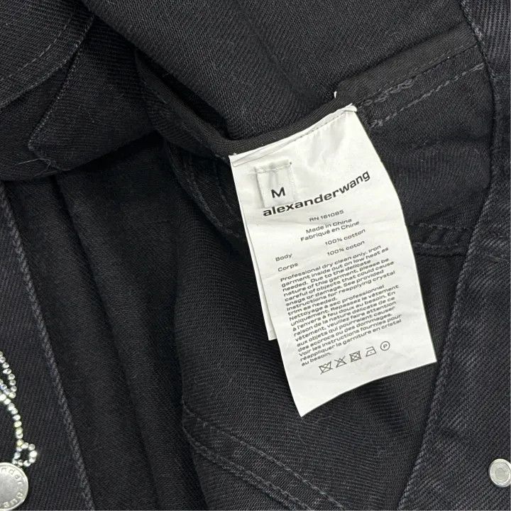 Alexander Wang Alexander Wang Rabbit Print Denim Jacket 0079 Size M / US 6-8 / IT 42-44 - 3 Thumbnail
