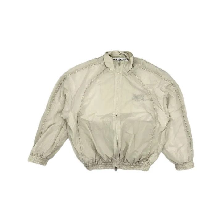 Alexander Wang Alexander Wang White Embroidered Logo Zip Jacket 0079 Size XS / US 0-2 / IT 36-38 - 2 Thumbnail