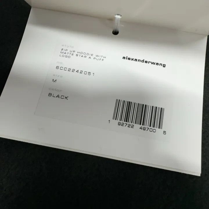 Alexander Wang Alexander Wang Black Hooded Sweatshirt with Logo 0079 Size M / US 6-8 / IT 42-44 - 4 Thumbnail