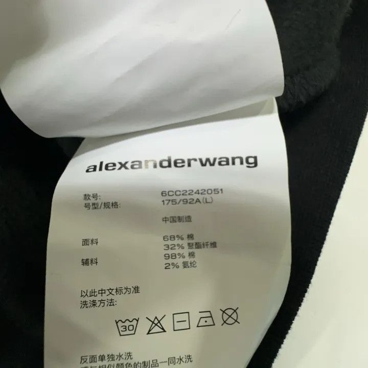 Alexander Wang Alexander Wang SS24 Black Star Logo Hoodie 0079 Size L / US 10 / IT 46 - 5 Thumbnail