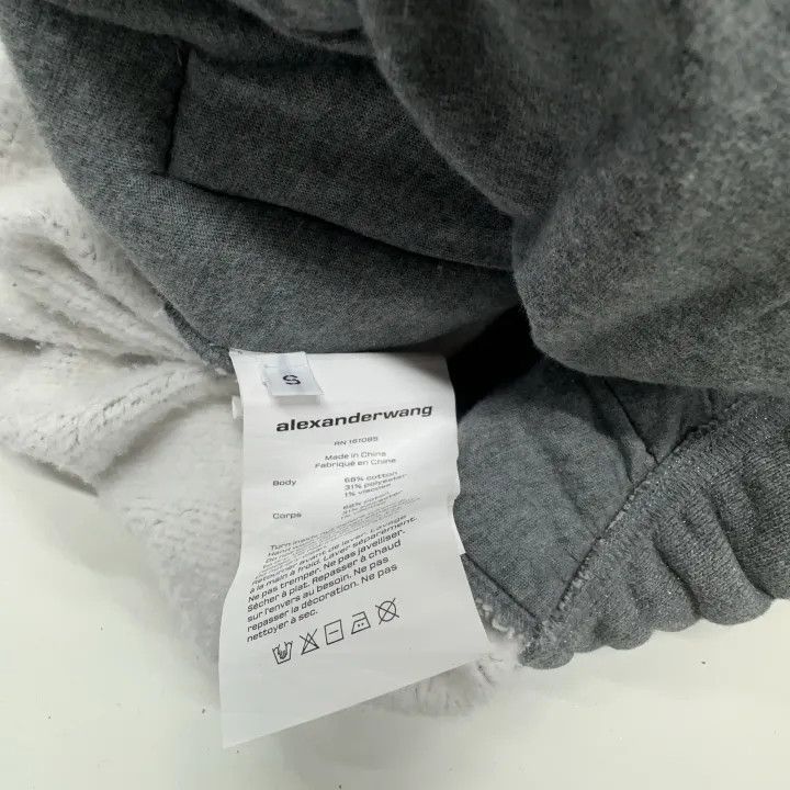 Alexander Wang Alexander Wang Gray Relaxed Knit Sports Pants 0079 Size 23" - 6 Thumbnail